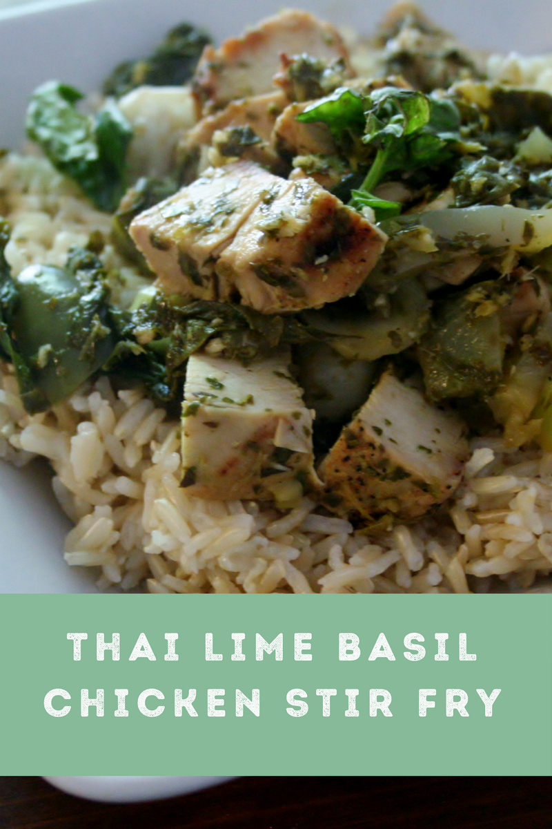 Thai Lime Basil Chicken Stir Fry SundaySupper