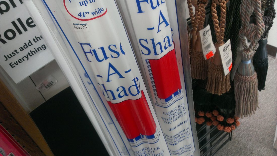 fusible shade