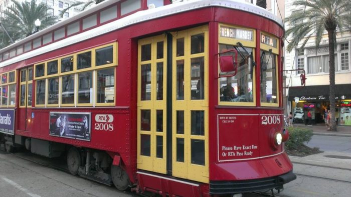The Streetcar - only $3 for a day pass.