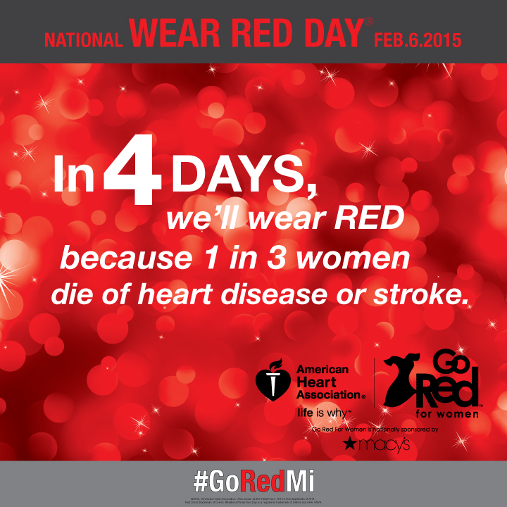 Wear Red on Friday (Feb 6) and Help Save Women's Lives! - Wholistic Woman