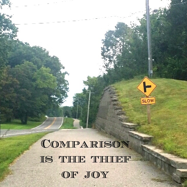 comparison is the thief of joy