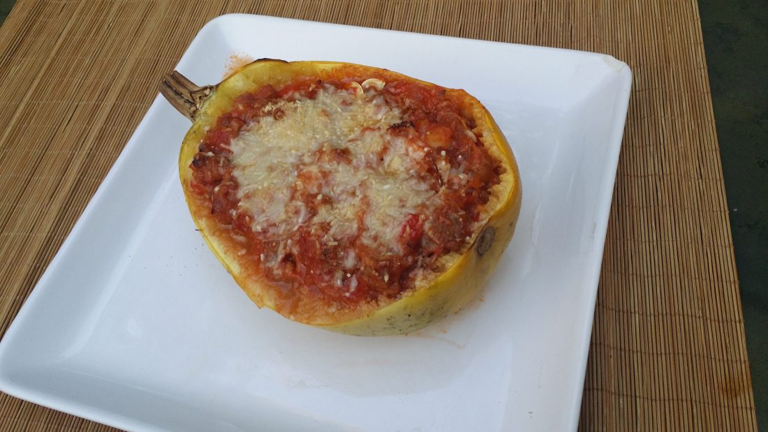 stuffed spaghetti squash