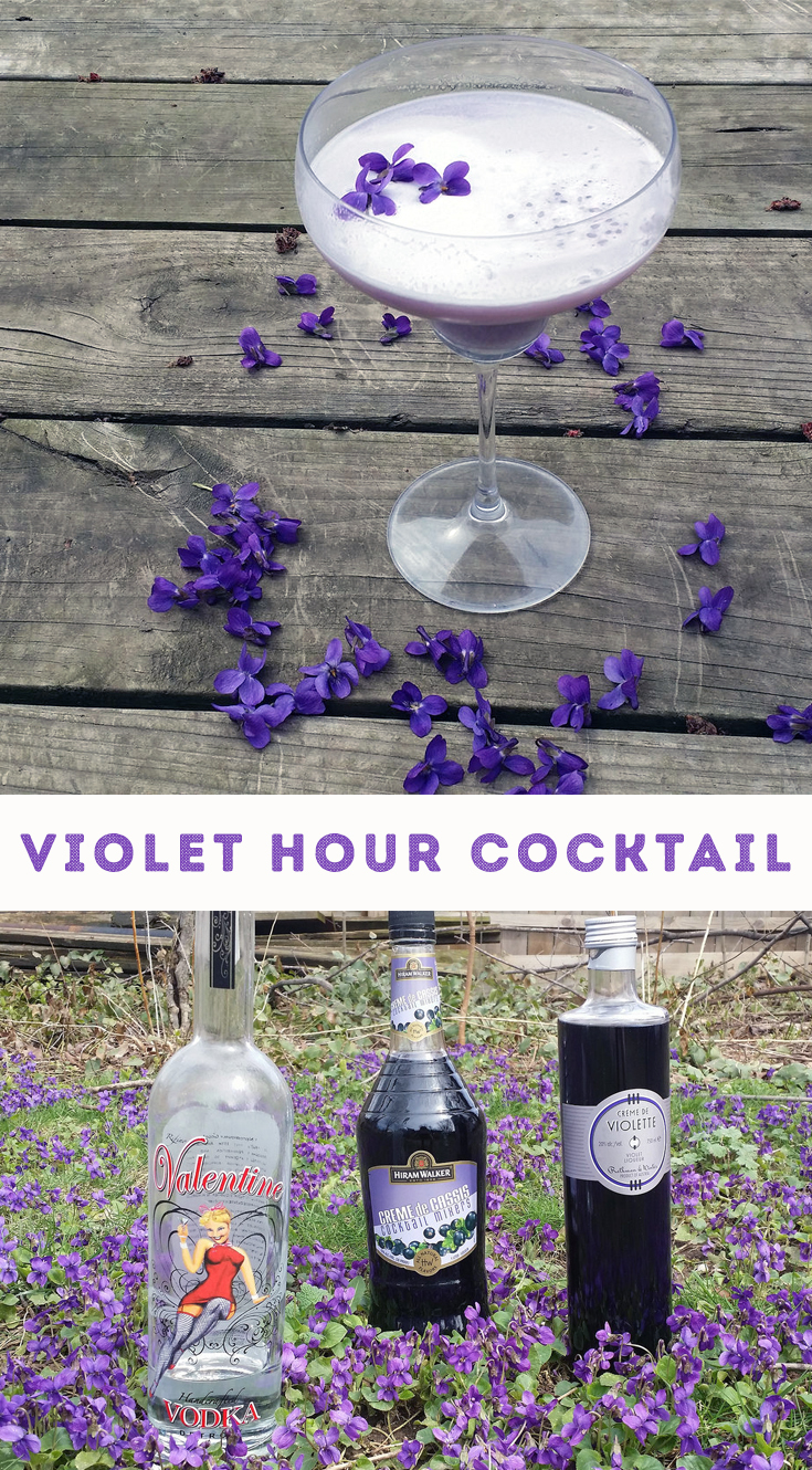 This violet-inspired cocktail is the perfect welcome to spring.